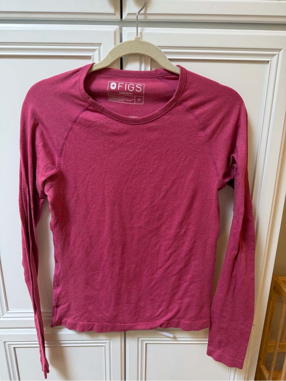 FIGS Women’s Long Sleeve Salta Underscrub Top - Pink